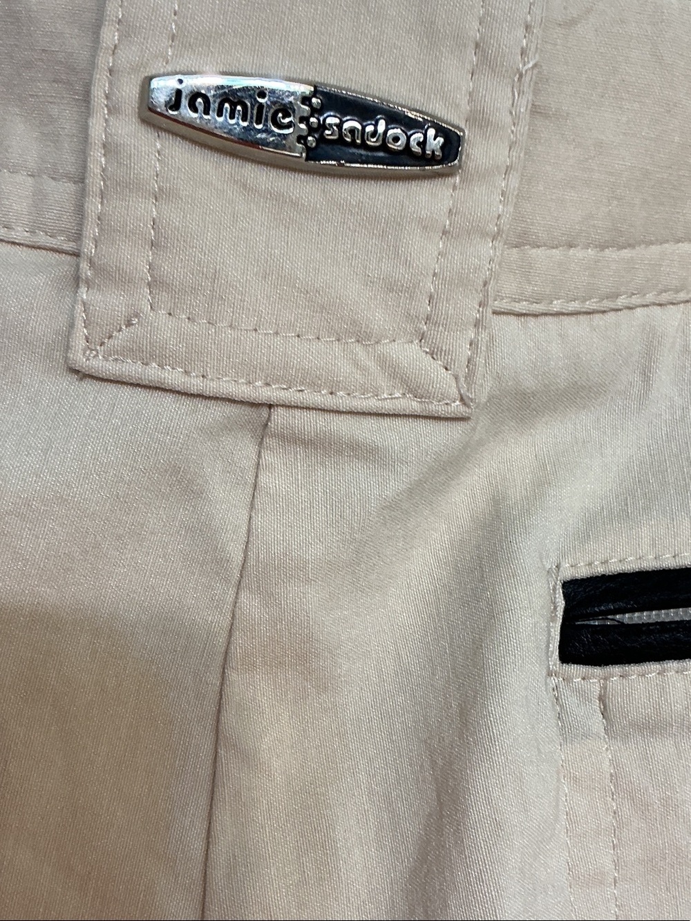 jamie sadock Cream Cargo Capris - Picture 3 of 4